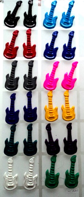 Kolczyki Gitary